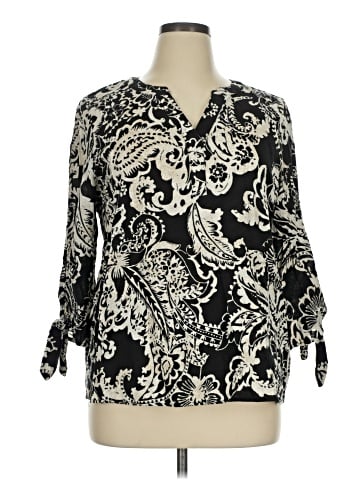 Croft & Barrow 3/4 Sleeve Blouse (view 1)