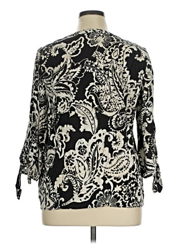 Croft & Barrow 3/4 Sleeve Blouse (view 2)