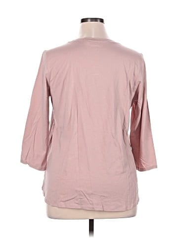 LOGO by Lori Goldstein 3/4 Sleeve T-Shirt (view 2)