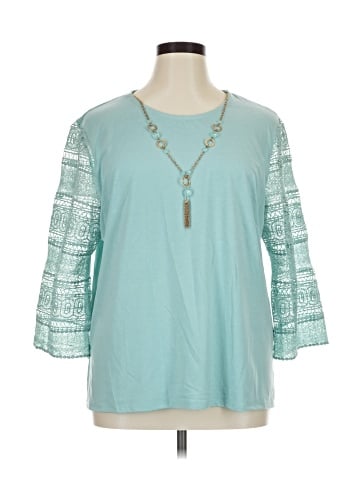 Alfred Dunner 3/4 Sleeve Top (view 1)