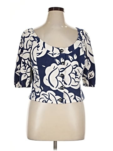 Maeve by Anthropologie Short Sleeve Blouse (view 1)