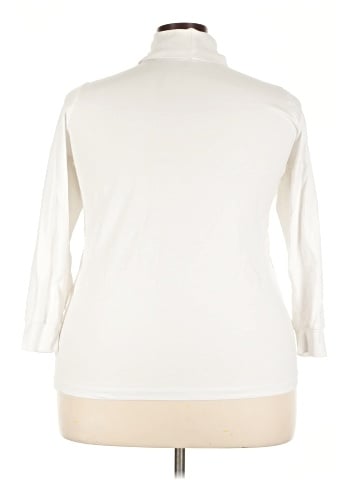 Woman Within Long Sleeve Top (view 2)