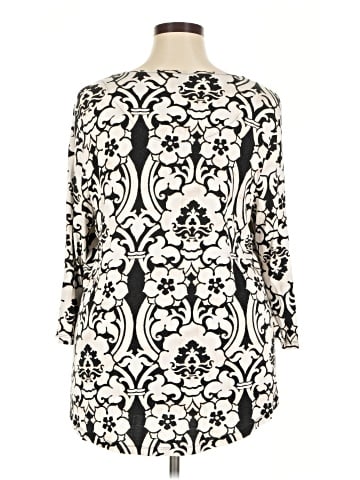 JM Collection 3/4 Sleeve Blouse (view 2)
