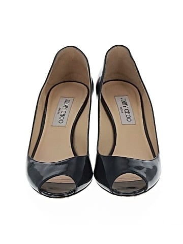Jimmy Choo Peep Toe Pumps (view 2)