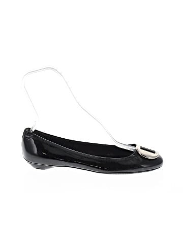 Prada Linea Rossa Patent Leather Flats (view 1)