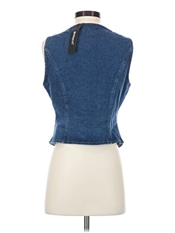 Allegra K Denim Vest (view 2)