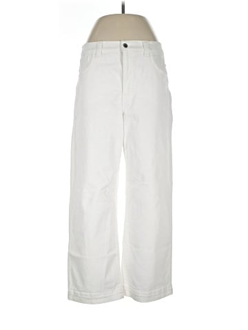Madewell The Perfect Vintage Wide-Leg Crop Jean in Tile White (view 1)