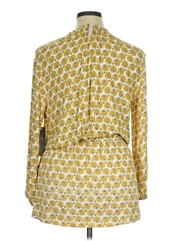 Melissa McCarthy Seven7 3/4 Sleeve Blouse (view 2)