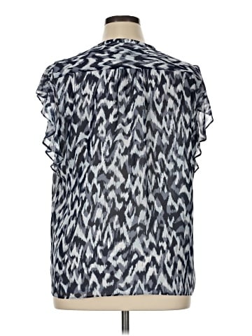 Calvin Klein Short Sleeve Blouse (view 2)