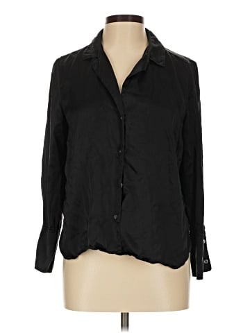 Banana Republic Long Sleeve Silk Top (view 1)