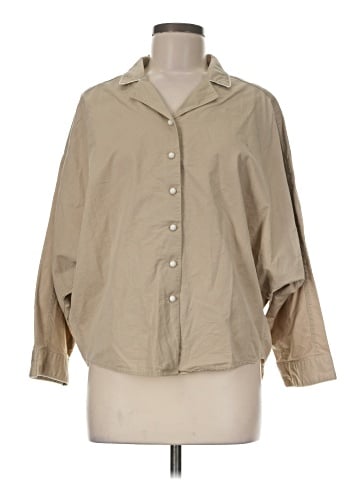 MOUSSY 3/4 Sleeve Button-Down Shirt (view 1)