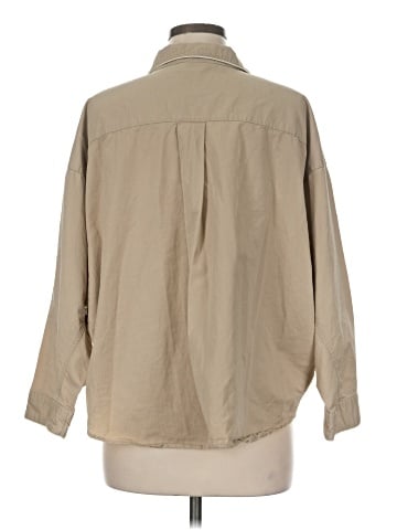 MOUSSY 3/4 Sleeve Button-Down Shirt (view 2)