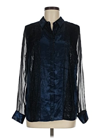 Elie Tahari Long Sleeve Blouse (view 1)