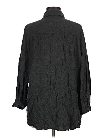 Zara 3/4 Sleeve Button-Down Shirt (view 2)