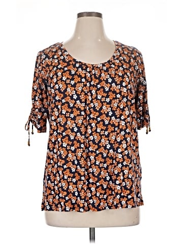 MICHAEL Michael Kors Short Sleeve Blouse (view 1)