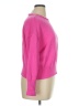 CeCe 100% Cotton Solid Pink Pullover Sweater Size XL - photo 4