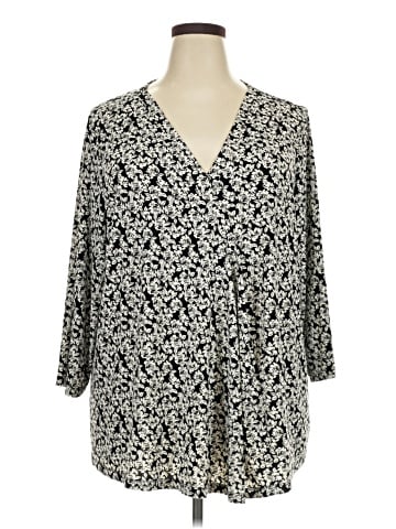 Lane Bryant 3/4 Sleeve Blouse (view 1)