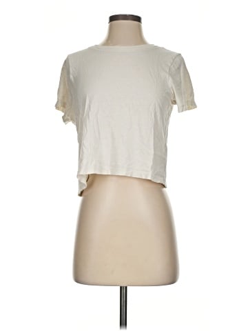 Madewell Softfade Cotton Boxy-Crop Tee (view 1)