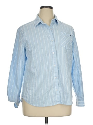Crown & Ivy Long Sleeve Button-Down Shirt (view 1)