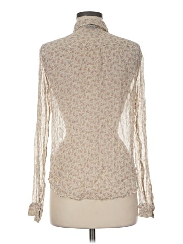 Paige Long Sleeve Silk Top (view 2)