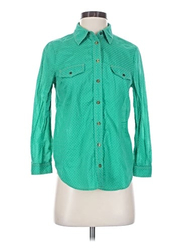 Maeve Long Sleeve Button-Down Shirt (view 1)