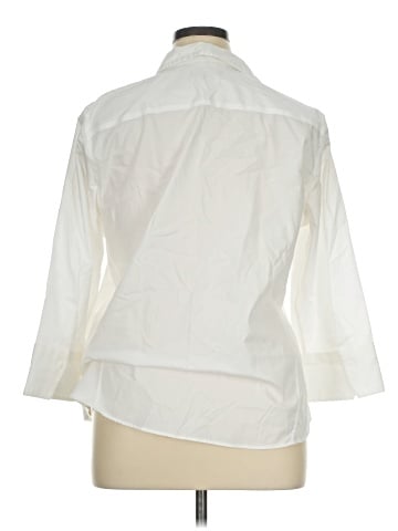 Foxcroft 3/4 Sleeve Button-Down Shirt (view 2)