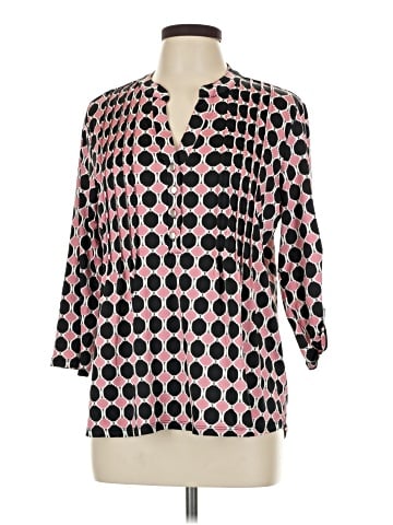 Notations 3/4 Sleeve Blouse (view 1)
