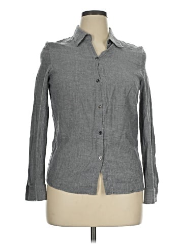 Lafayette 148 New York Long Sleeve Button-Down Shirt (view 1)