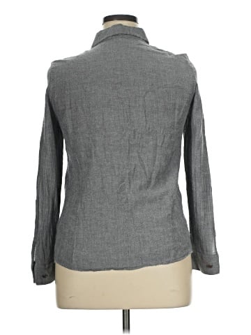 Lafayette 148 New York Long Sleeve Button-Down Shirt (view 2)