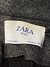 Zara Basic 100% Polyester Gray Coat Size L - photo 3