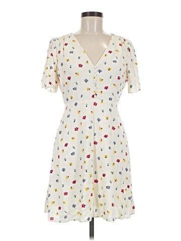 Madewell Orchard Flutter-Sleeve Dress in Confetti Floral (view 1)