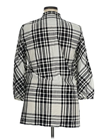 PaperWhite 3/4 Sleeve Blouse (view 2)