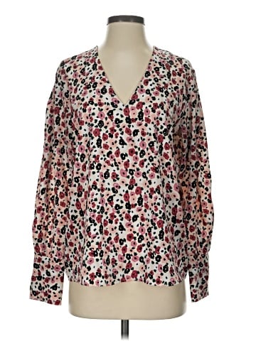 Ann Taylor Factory Long Sleeve Blouse (view 1)