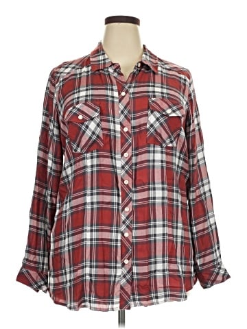 Torrid Long Sleeve Button-Down Shirt (view 1)