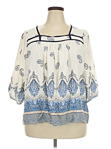 Lane Bryant 3/4 Sleeve Blouse (view 1)