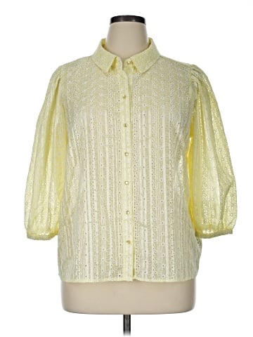 Nanette Lepore 3/4 Sleeve Button-Down Shirt (view 1)