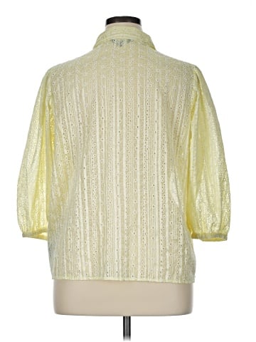 Nanette Lepore 3/4 Sleeve Button-Down Shirt (view 2)