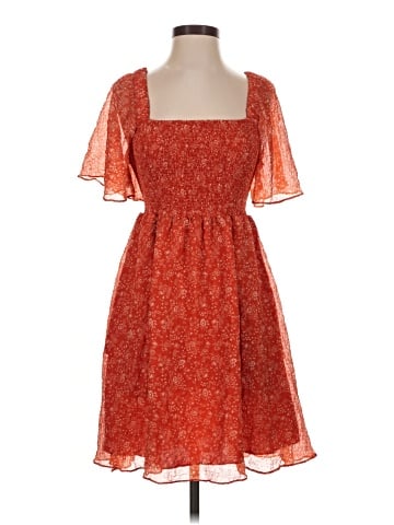 Madewell Seersucker Lucie Tie-Back Mini Dress in Piazza Floral (view 1)