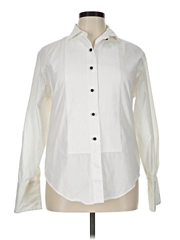 Foxcroft Long Sleeve Button-Down Shirt (view 1)