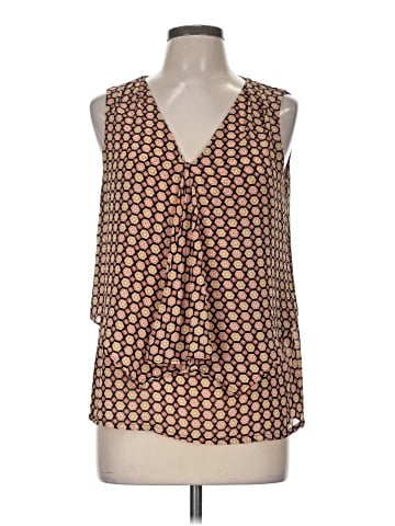 Rose + Olive Sleeveless Blouse (view 1)