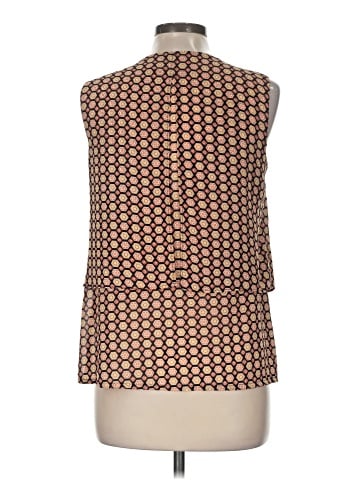Rose + Olive Sleeveless Blouse (view 2)