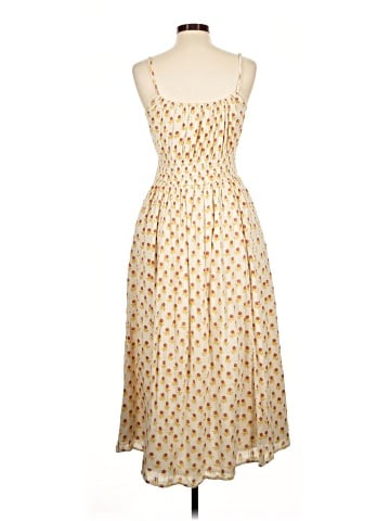 Madewell Sophia Cami Midi Dress in Wild Calendula Block-Print (view 2)