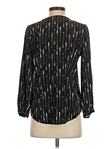 Joie Long Sleeve Silk Top (view 2)