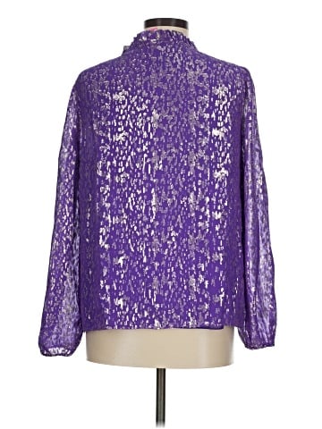 Lilly Pulitzer Long Sleeve Silk Top (view 2)