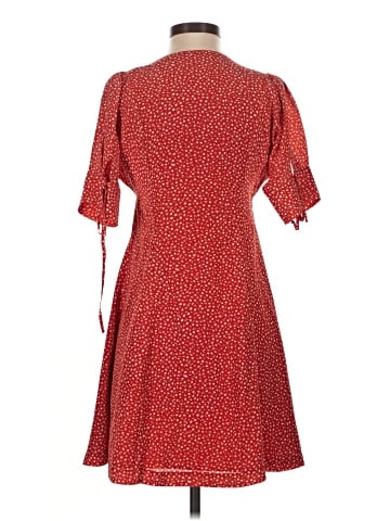 Madewell Silk Button-Front Mini Dress in Park Picnic (view 2)