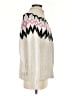 Sanctuary 100% Polyester Chevron-herringbone Ivory Pullover Sweater Size S - photo 4