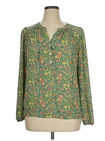 Ann Taylor LOFT Long Sleeve Blouse (view 1)