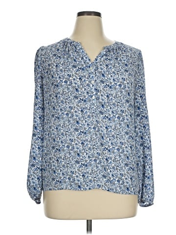 Ann Taylor LOFT Long Sleeve Blouse (view 1)