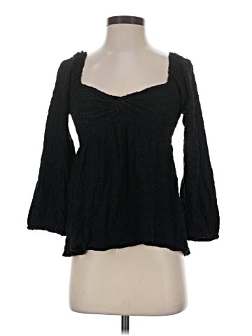 American Eagle Outfitters 3/4 Sleeve Blouse (view 1)