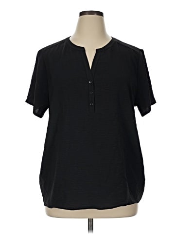 Hilary Radley Short Sleeve Henley (view 1)